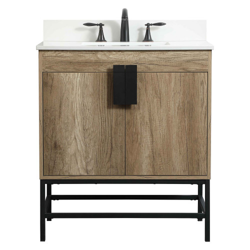Elegant Bathroom Vanity - Natural Oak (VF48830NT-BS)