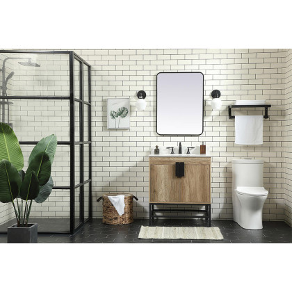 Elegant Bathroom Vanity - Natural Oak (VF48830NT-BS)