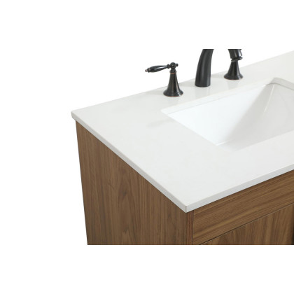 Elegant Bathroom Vanity - Walnut Brown (VF48830WB)