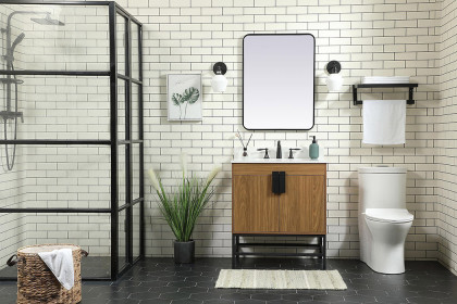 Elegant™ VF48830WB-BS Bathroom Vanity - Walnut Brown
