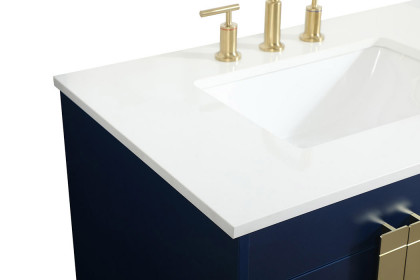 Elegant™ VF48832MBL Bathroom Vanity - Blue
