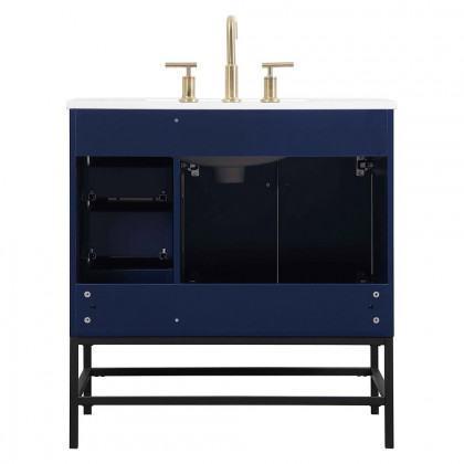 Elegant Bathroom Vanity - Blue (VF48832MBL)