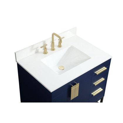 Elegant Bathroom Vanity - Blue (VF48832MBL-BS)