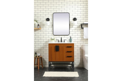 Elegant™ VF48832MTK-BS Bathroom Vanity - Teak