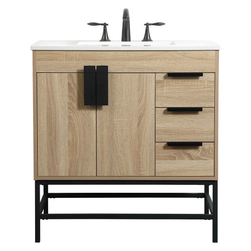 Elegant Bathroom Vanity - Mango Wood (VF48832MW)