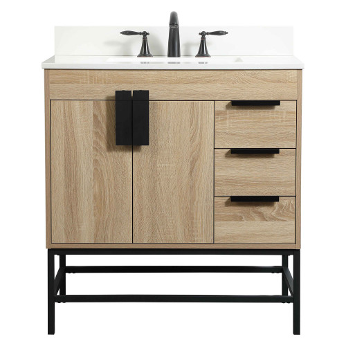 Elegant Bathroom Vanity - Mango Wood (VF48832MW-BS)