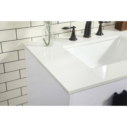 Elegant Bathroom Vanity - White (VF48832MWH)