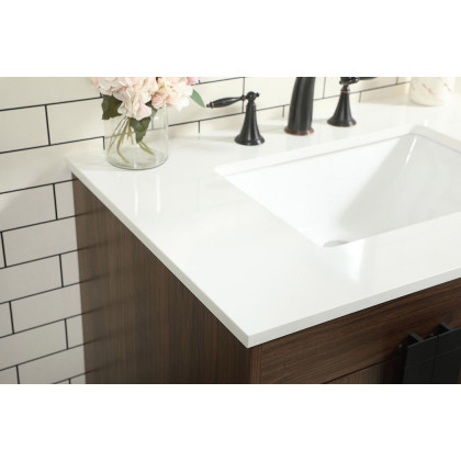 Elegant Bathroom Vanity - Walnut (VF48832MWT)