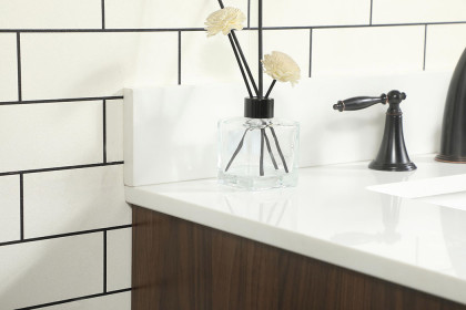 Elegant™ VF48832MWT-BS Bathroom Vanity - Walnut