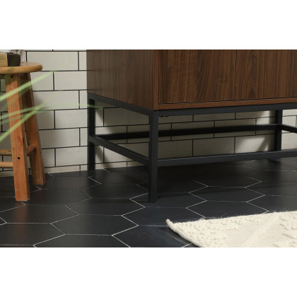 Elegant Bathroom Vanity - Walnut (VF48832MWT-BS)