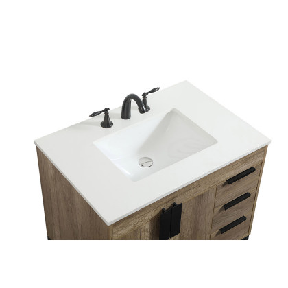 Elegant Bathroom Vanity - Natural Oak (VF48832NT)