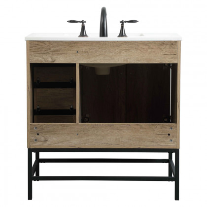 Elegant Bathroom Vanity - Natural Oak (VF48832NT)