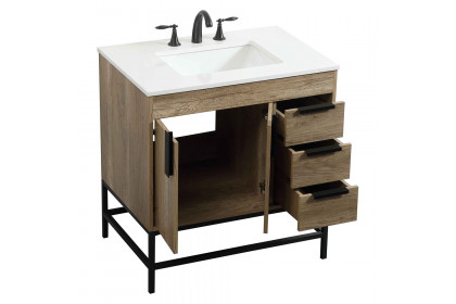 Elegant™ VF48832NT Bathroom Vanity - Natural Oak