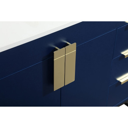 Elegant Bathroom Vanity - Blue (VF48836MBL)