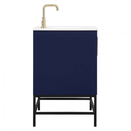 Elegant Bathroom Vanity - Blue (VF48836MBL)
