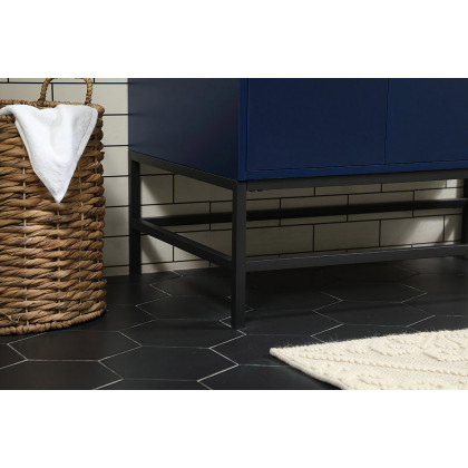 Elegant Bathroom Vanity - Blue (VF48836MBL)