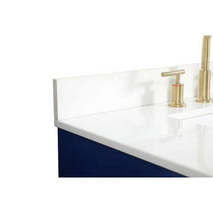 Elegant Bathroom Vanity - Blue (VF48836MBL-BS)