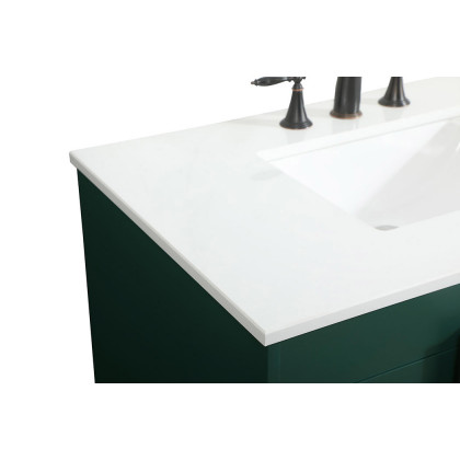 Elegant Bathroom Vanity - Green (VF48836MGN)