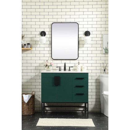 Elegant Bathroom Vanity - Green (VF48836MGN)