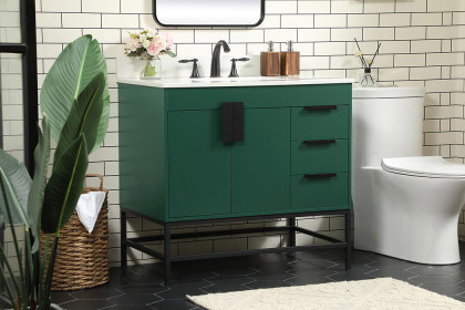 Elegant™ VF48836MGN-BS Bathroom Vanity - Green