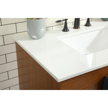 Elegant Bathroom Vanity - Teak (VF48836MTK)