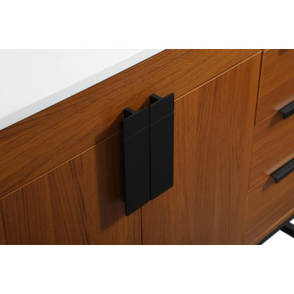 Elegant Bathroom Vanity - Teak (VF48836MTK-BS)