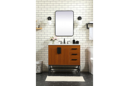 Elegant™ VF48836MTK-BS Bathroom Vanity - Teak