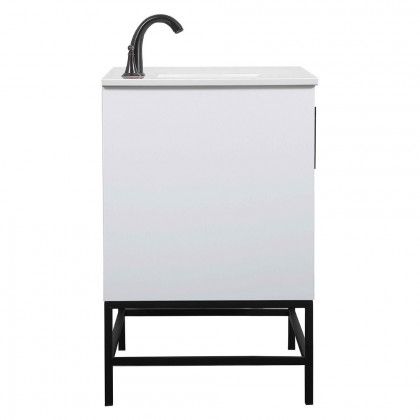 Elegant Bathroom Vanity - White (VF48836MWH)