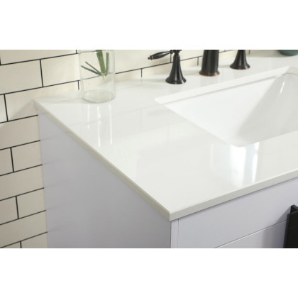 Elegant Bathroom Vanity - White (VF48836MWH)