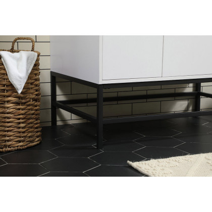 Elegant Bathroom Vanity - White (VF48836MWH)