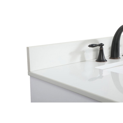 Elegant Bathroom Vanity - White (VF48836MWH-BS)