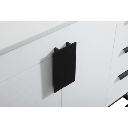 Elegant Bathroom Vanity - White (VF48836MWH-BS)