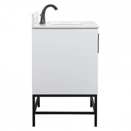 Elegant Bathroom Vanity - White (VF48836MWH-BS)
