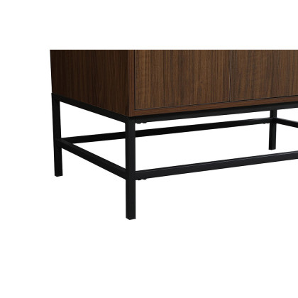 Elegant Bathroom Vanity - Walnut (VF48836MWT)