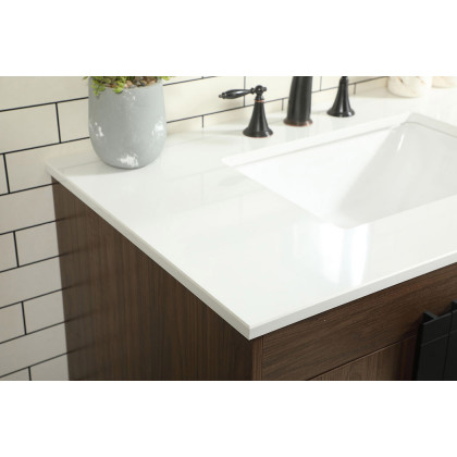 Elegant Bathroom Vanity - Walnut (VF48836MWT)