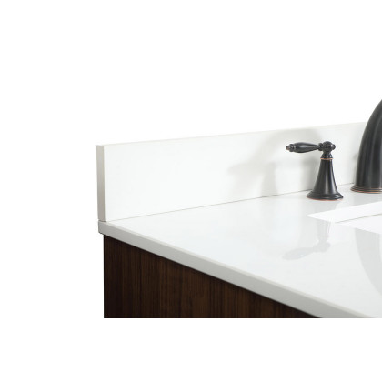 Elegant Bathroom Vanity - Walnut (VF48836MWT-BS)