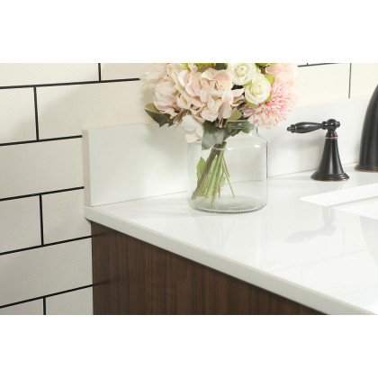 Elegant Bathroom Vanity - Walnut (VF48836MWT-BS)