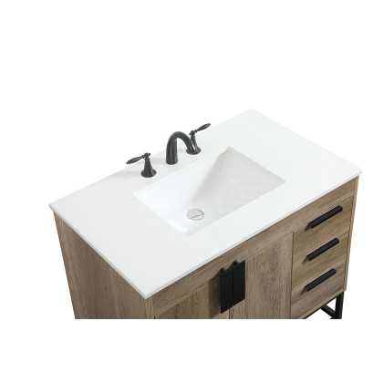 Elegant Bathroom Vanity - Natural Oak (VF48836NT)