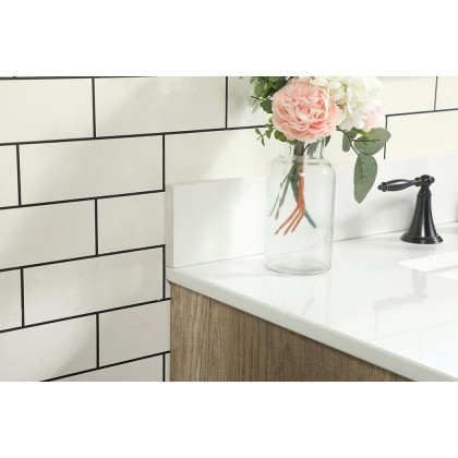 Elegant Bathroom Vanity - Natural Oak (VF48836NT-BS)