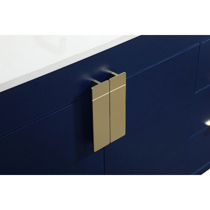 Elegant Bathroom Vanity - Blue (VF48842MBL)