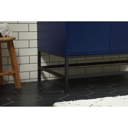 Elegant Bathroom Vanity - Blue (VF48842MBL)