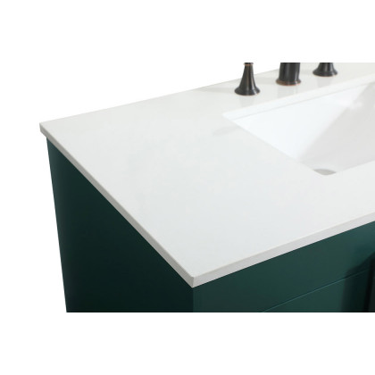 Elegant Bathroom Vanity - Green (VF48842MGN)