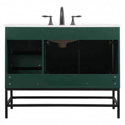 Elegant Bathroom Vanity - Green (VF48842MGN)