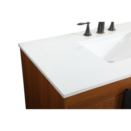 Elegant Bathroom Vanity - Teak (VF48842MTK)