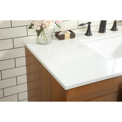 Elegant Bathroom Vanity - Teak (VF48842MTK)