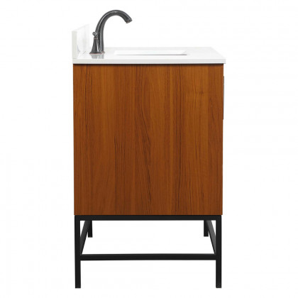 Elegant Bathroom Vanity - Teak (VF48842MTK-BS)