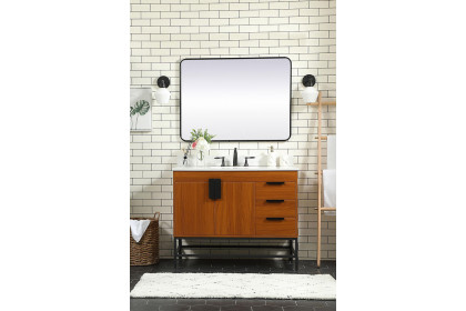 Elegant™ VF48842MTK-BS Bathroom Vanity - Teak