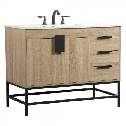 Elegant Bathroom Vanity - Mango Wood (VF48842MW)