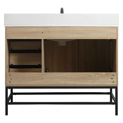 Elegant Bathroom Vanity - Mango Wood (VF48842MW-BS)