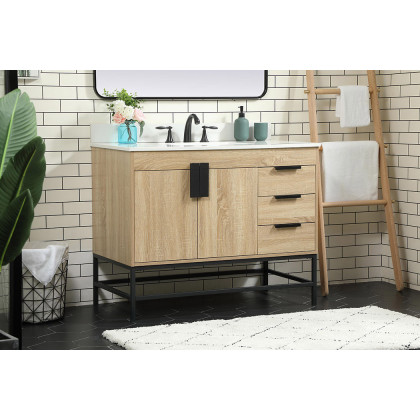 Elegant Bathroom Vanity - Mango Wood (VF48842MW-BS)